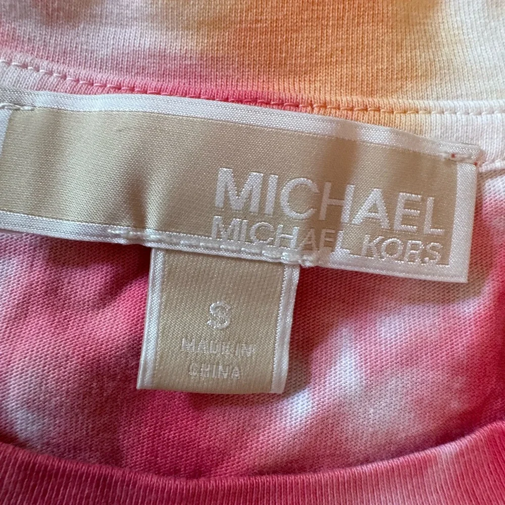 **SALE**Michael Kors Pink and Orange Tie-Dye T-Shirt-NWOT - Picture 4 of 7